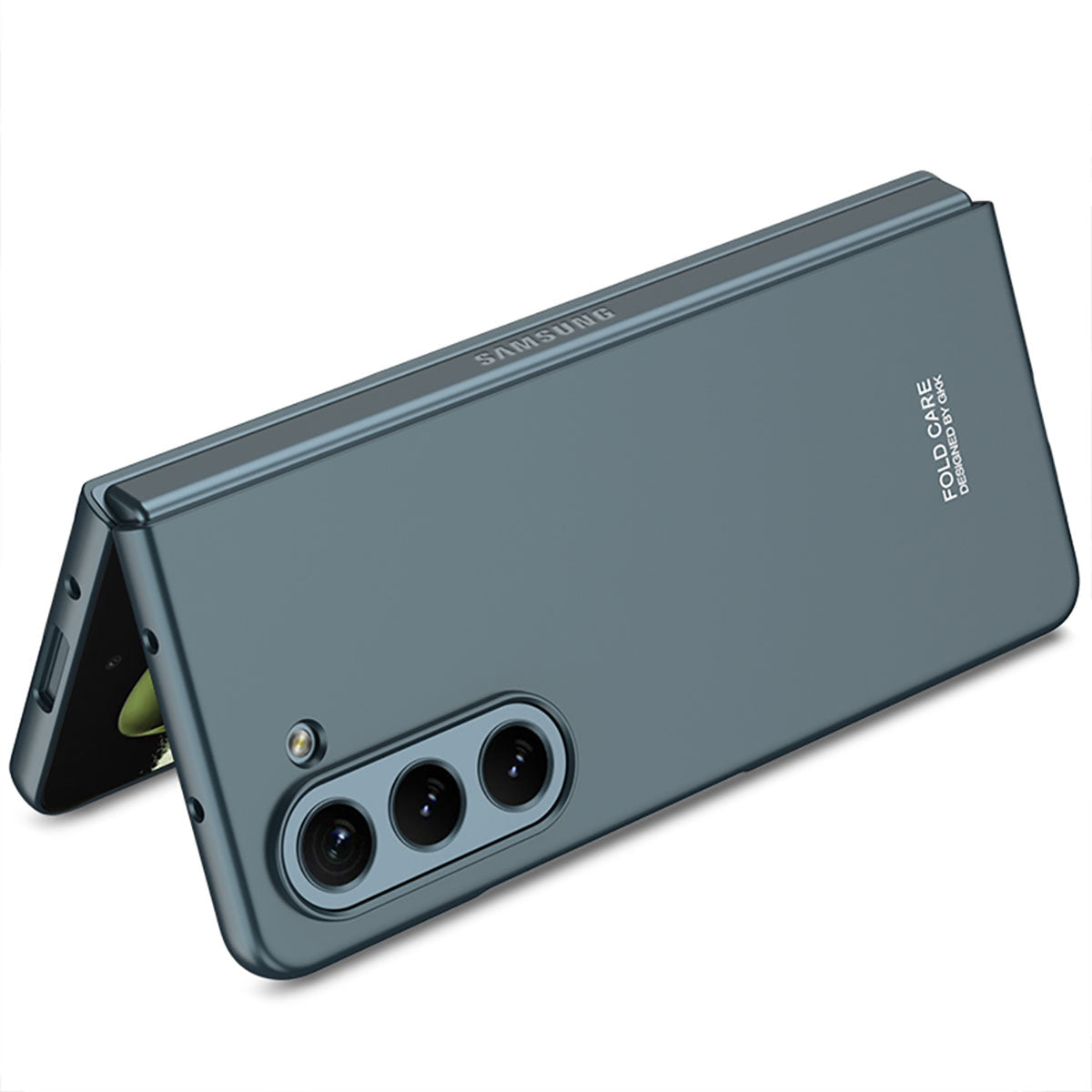Galaxy Z Fold 5 Kılıf Zore Sert Kıpta Kapak Gri