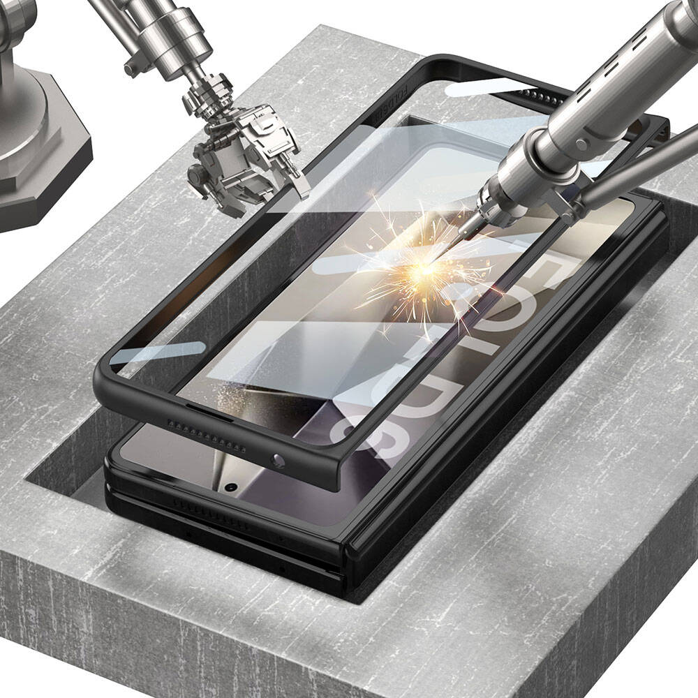 Galaxy Z Fold 6 Kılıf Ultra İnce Kamera Korumalı Sert Rubber Zore Procase Kapak Yeşil