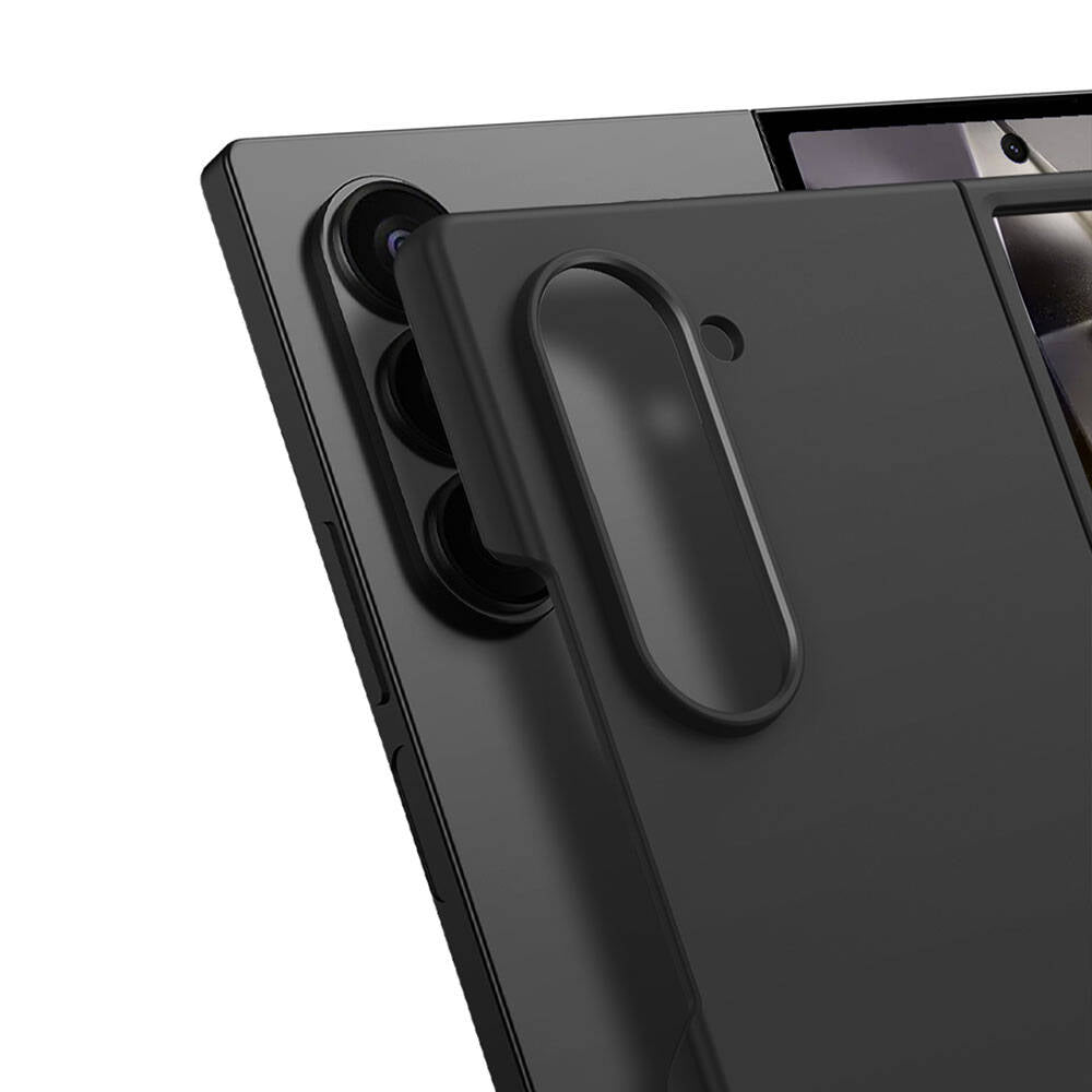 Galaxy Z Fold 6 Kılıf Zore Sert Kıpta Kapak Gri