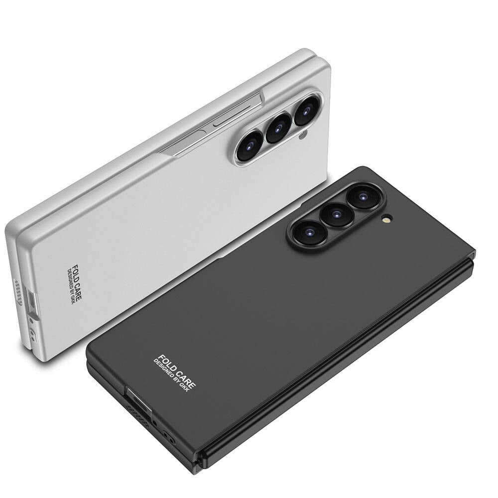 Galaxy Z Fold 6 Kılıf Zore Sert Kıpta Kapak Mavi