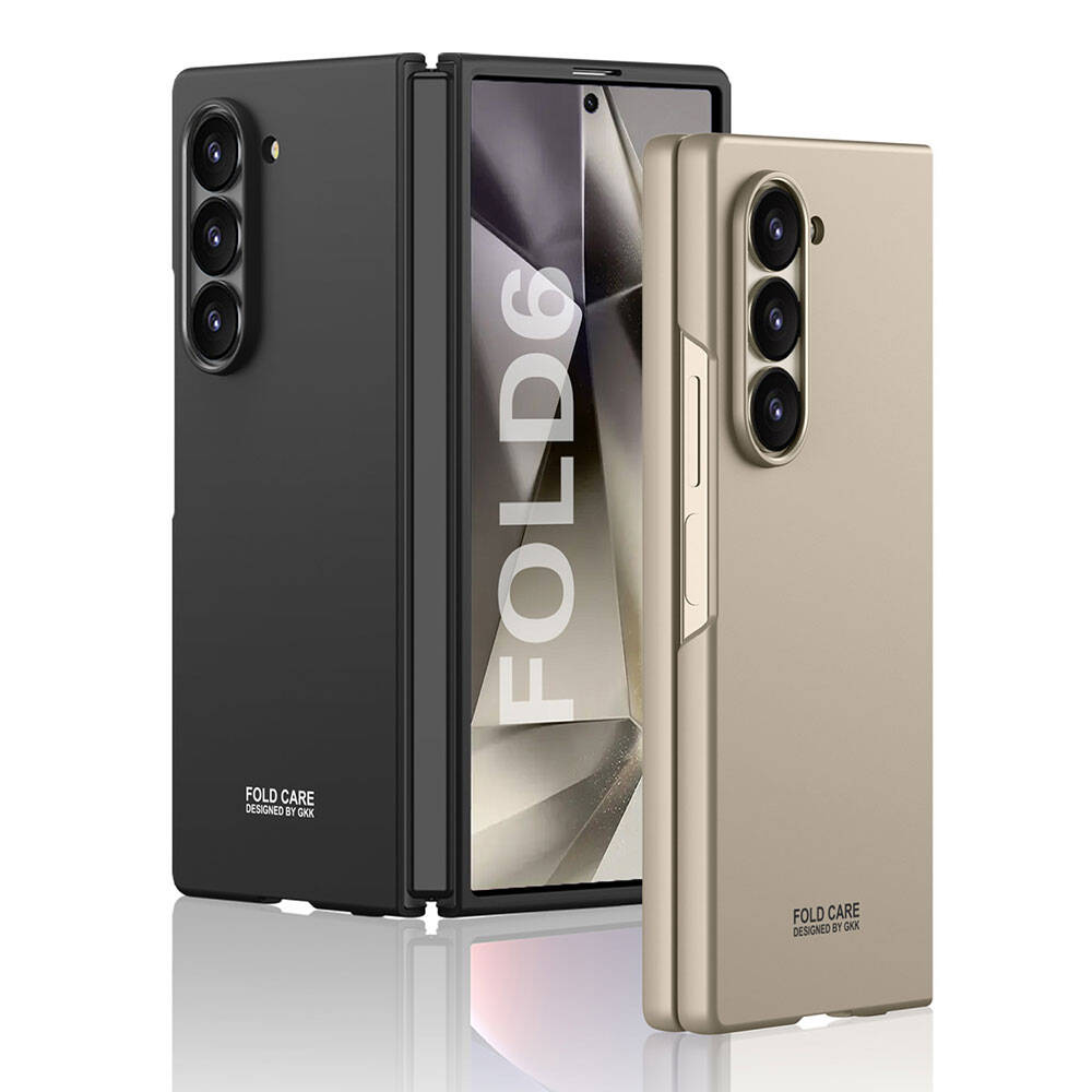 Galaxy Z Fold 6 Kılıf Zore Sert Kıpta Kapak Gri
