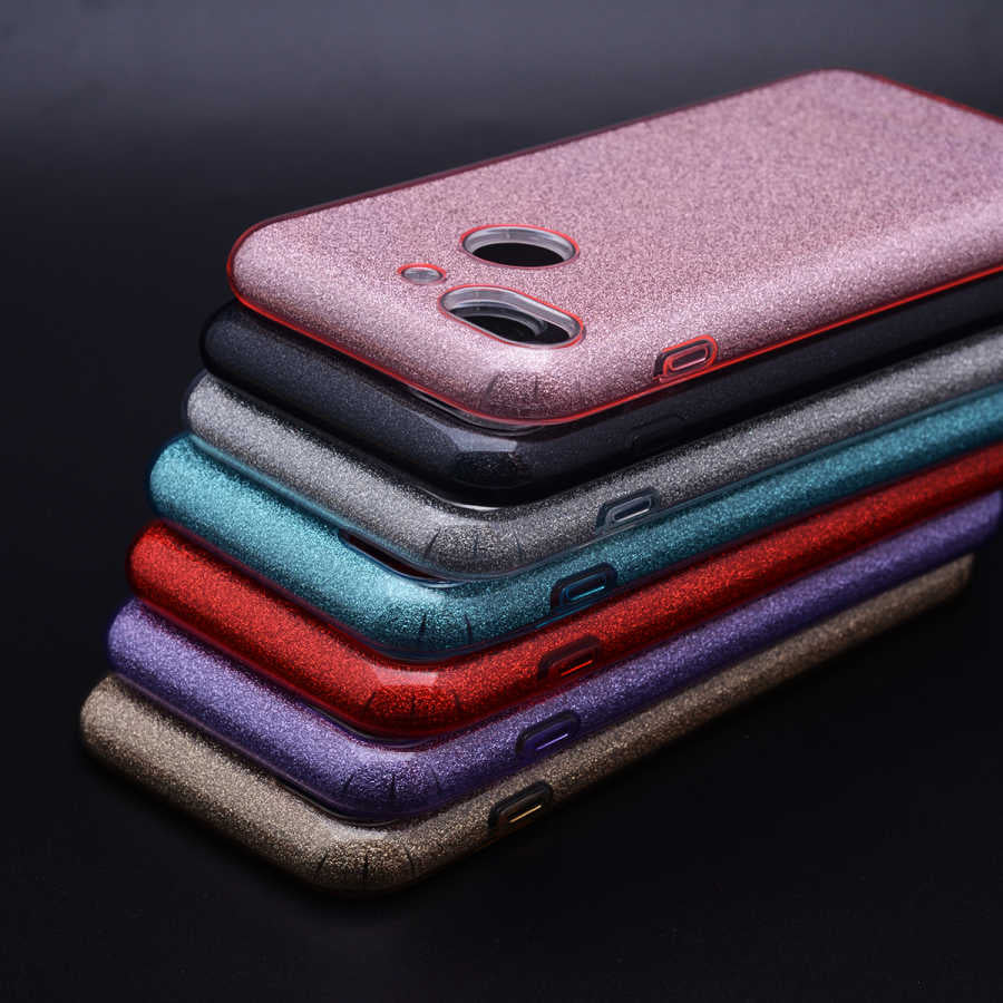 General Mobile 8 Go Kılıf Zore Shining Silikon Mor
