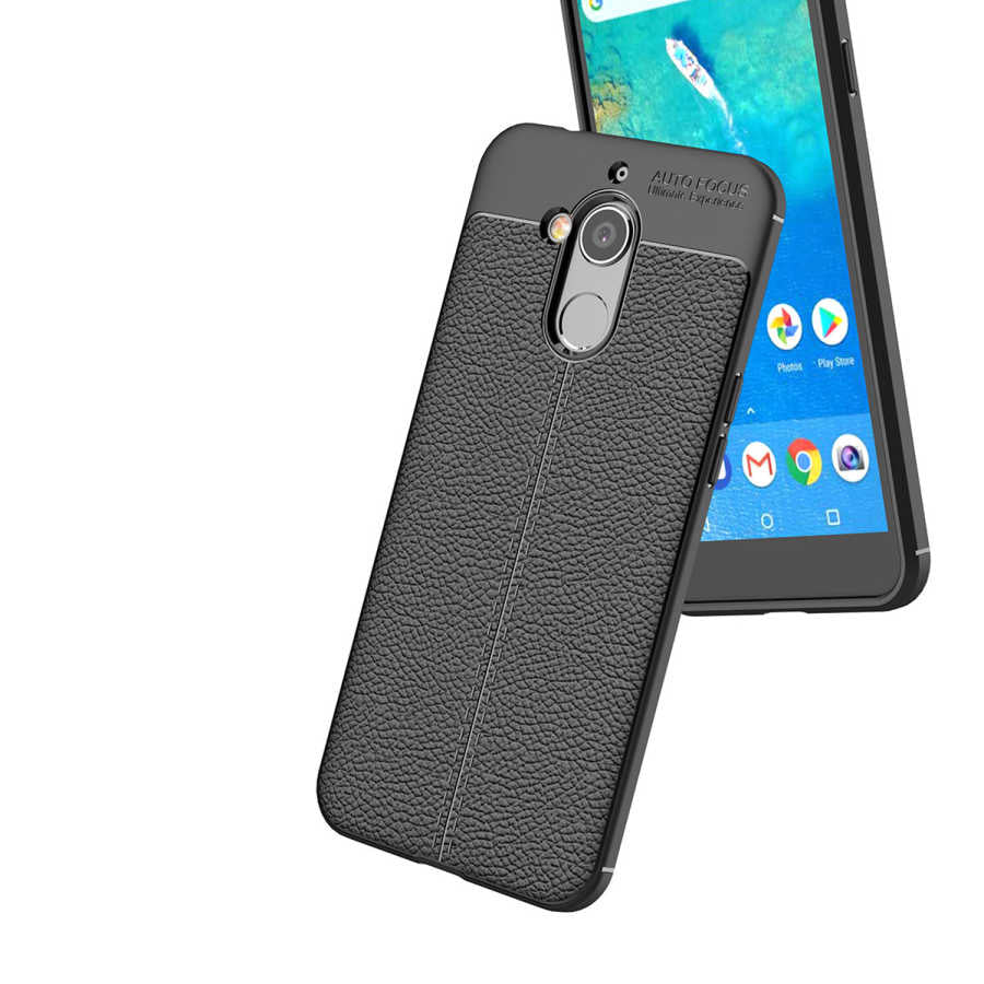 General Mobile 8 Kılıf Zore Niss Silikon Kapak Gri