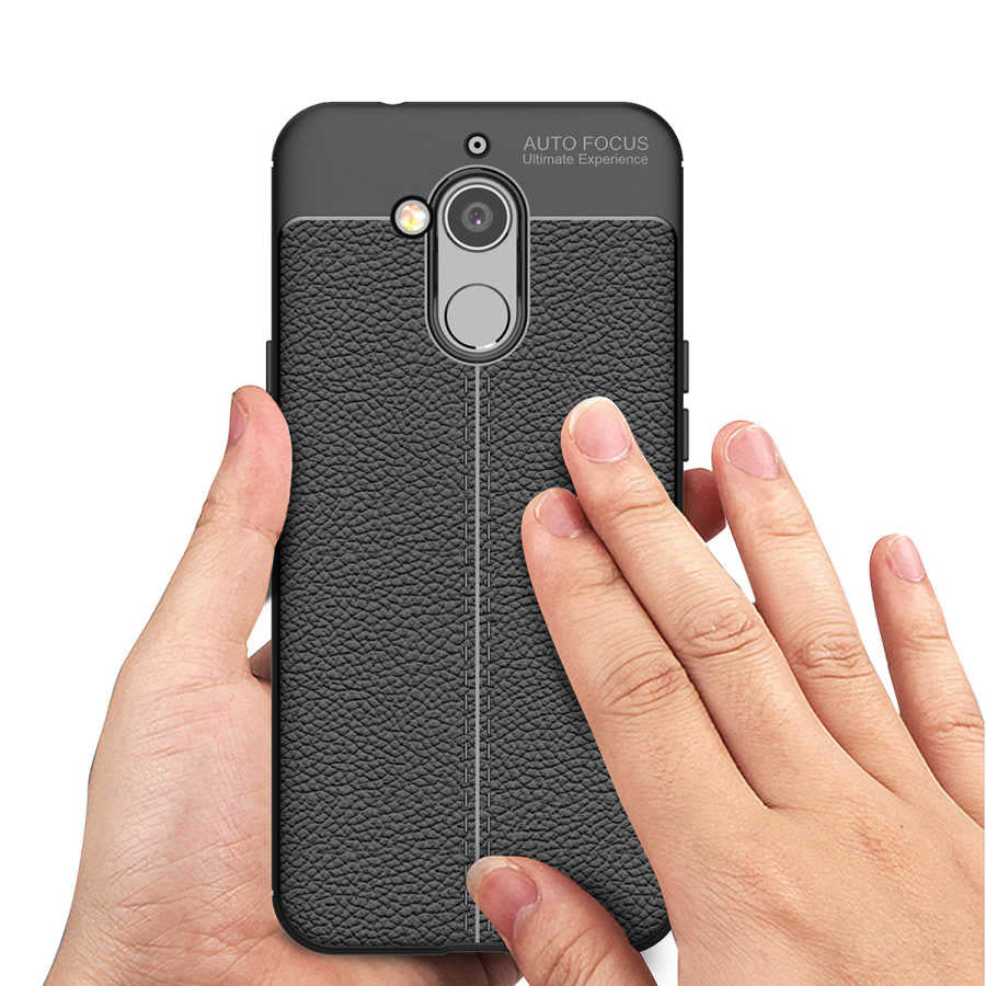 General Mobile 8 Kılıf Zore Niss Silikon Kapak Gri