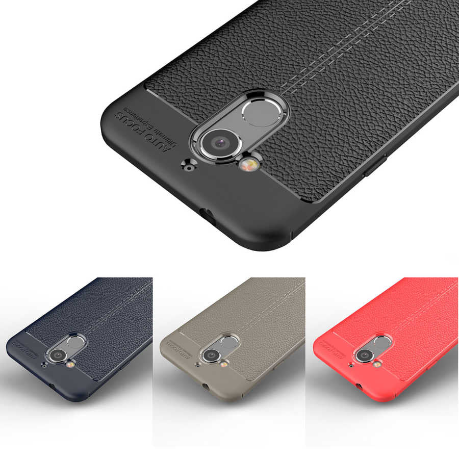 General Mobile 8 Kılıf Zore Niss Silikon Kapak Gri