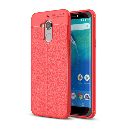 General Mobile 8 Kılıf Zore Niss Silikon Kapak Kırmızı