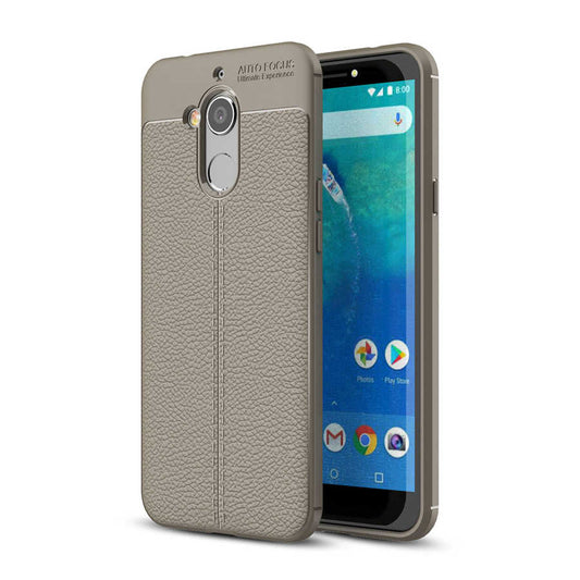 General Mobile 8 Kılıf Zore Niss Silikon Kapak Gri