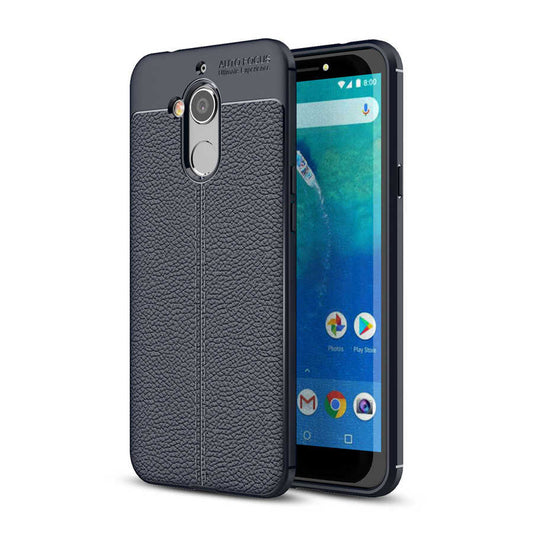 General Mobile 8 Kılıf Zore Niss Silikon Kapak Lacivert