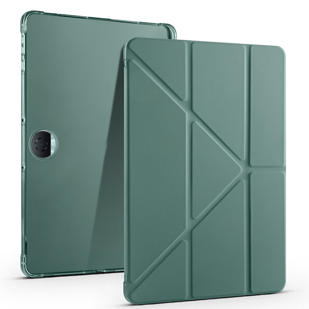 Honor Pad 9 Kılıf Zore Tri Folding Kalem Bölmeli Standlı Kılıf Lacivert