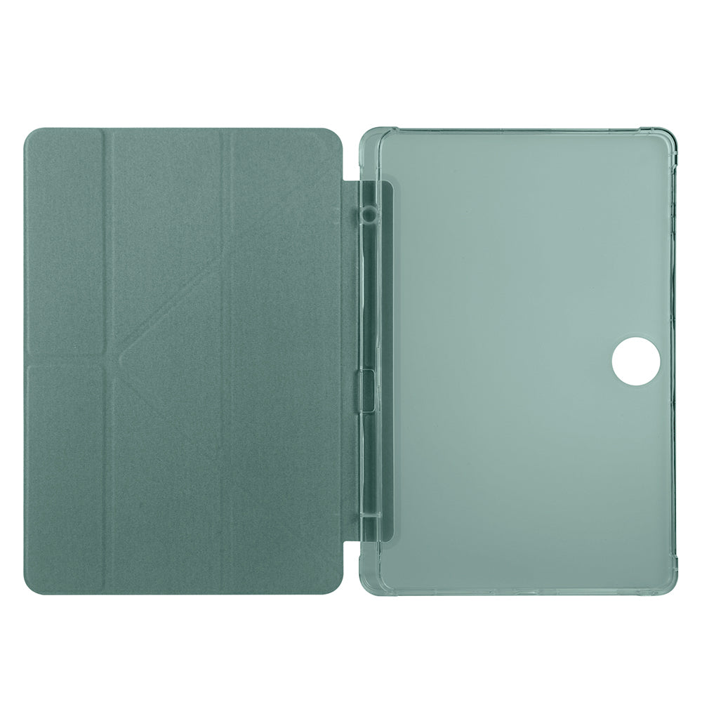 Honor Pad 9 Kılıf Zore Tri Folding Kalem Bölmeli Standlı Kılıf Siyah