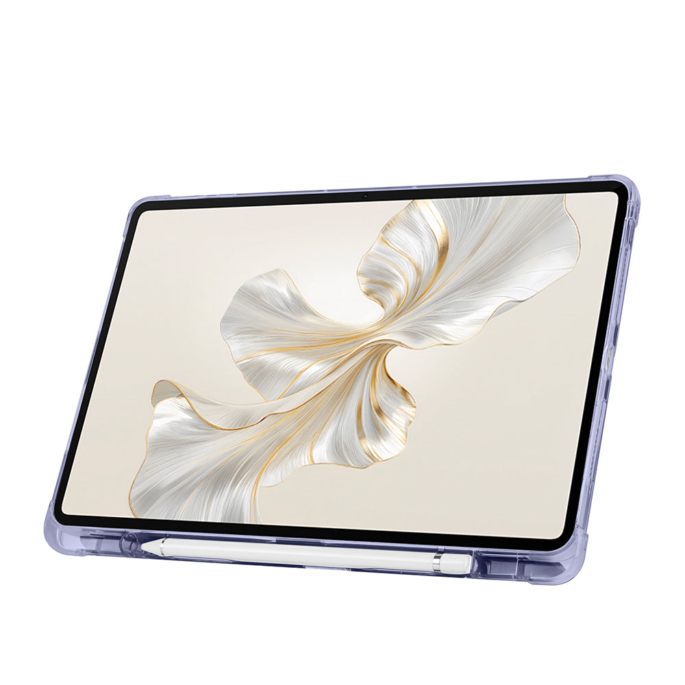 Honor Pad 9 Kılıf Zore Tri Folding Kalem Bölmeli Standlı Kılıf Siyah