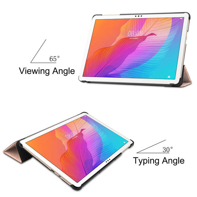 Honor Pad X8 Zore Smart Cover Standlı 1-1 Kılıf Mavi