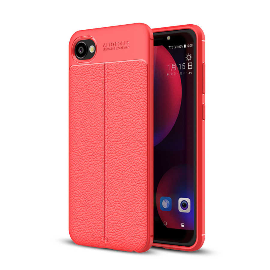 HTC Desire 12 Kılıf Zore Niss Silikon Kapak Lacivert