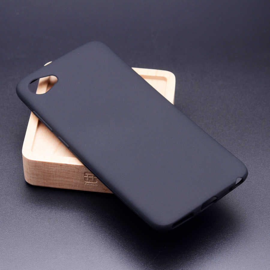 HTC Desire 12 Kılıf Zore Premier Silikon Kapak Siyah