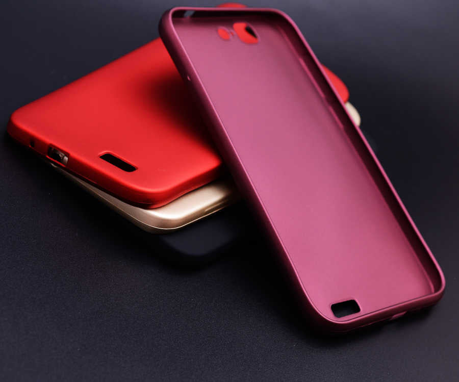 Huawei Ascend G7 Kılıf Zore Premier Silikon Kapak Gold