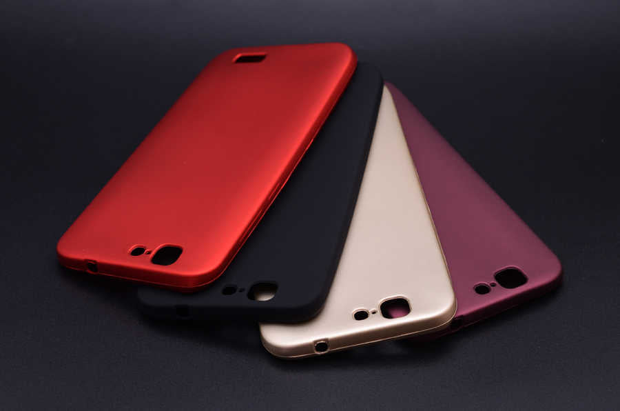 Huawei Ascend G7 Kılıf Zore Premier Silikon Kapak Mürdüm