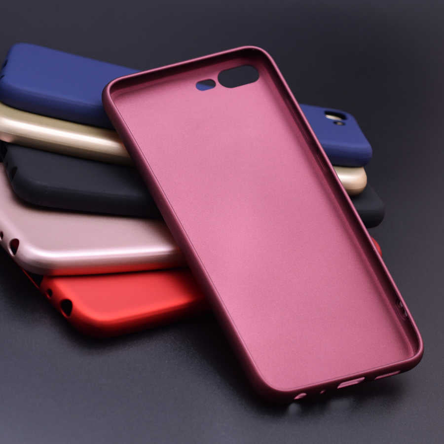 Huawei Honor 10 Kılıf Zore Premier Silikon Kapak Rose Gold