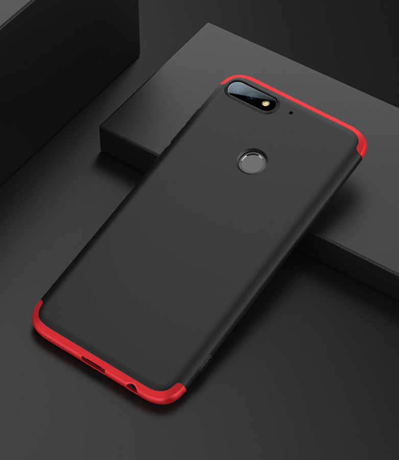 Huawei Y7 2018 Kılıf Zore Ays Kapak Mavi