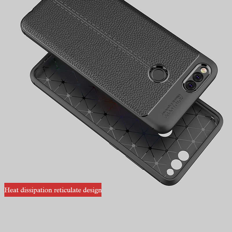 Huawei Honor 7X Kılıf Zore Niss Silikon Kapak Kırmızı