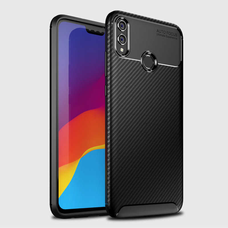 Huawei Honor 8X Kılıf Zore Negro Silikon Kapak Lacivert