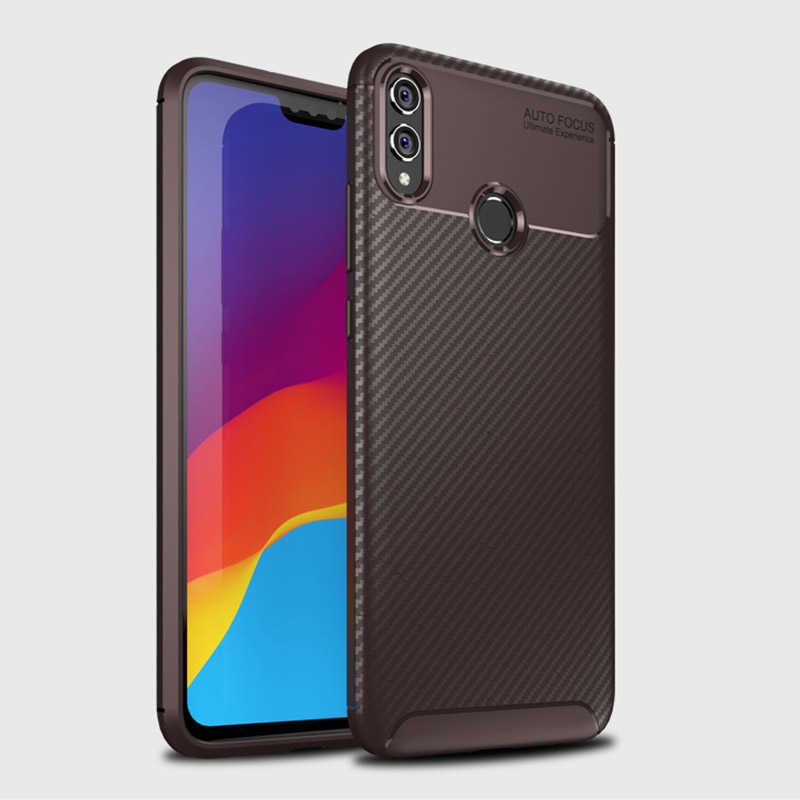 Huawei Honor 8X Kılıf Zore Negro Silikon Kapak Lacivert