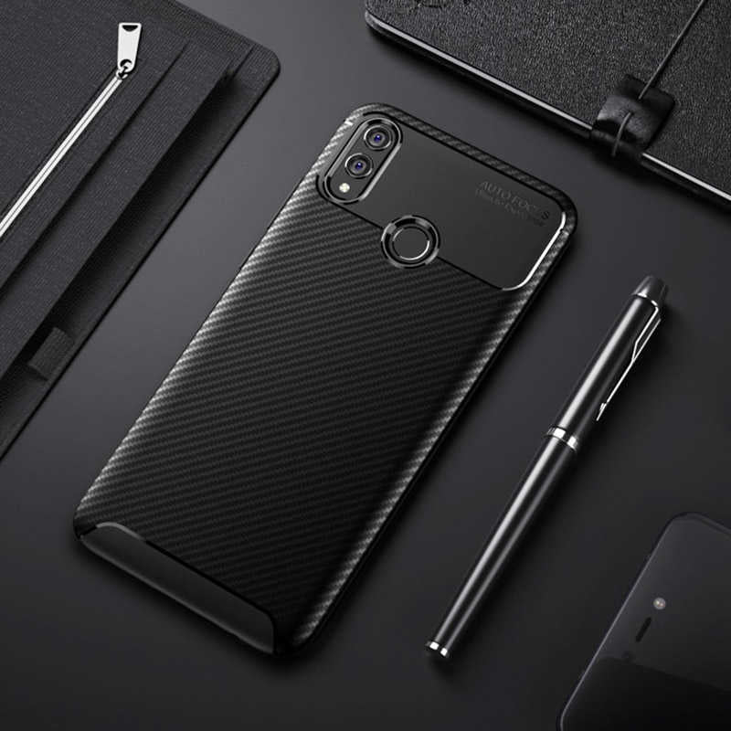 Huawei Honor 8X Kılıf Zore Negro Silikon Kapak Siyah