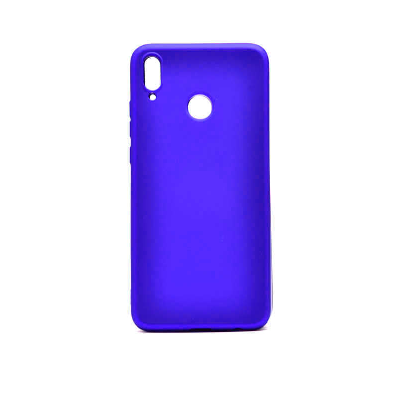 Huawei Honor 8X Kılıf Zore Premier Silikon Kapak Saks Mavi