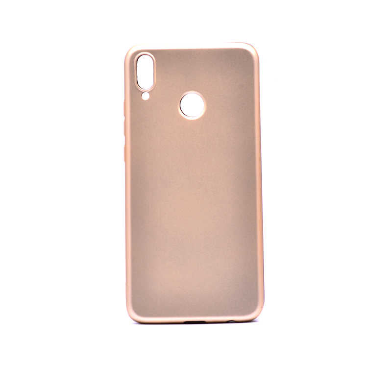 Huawei Honor 8X Kılıf Zore Premier Silikon Kapak Gold