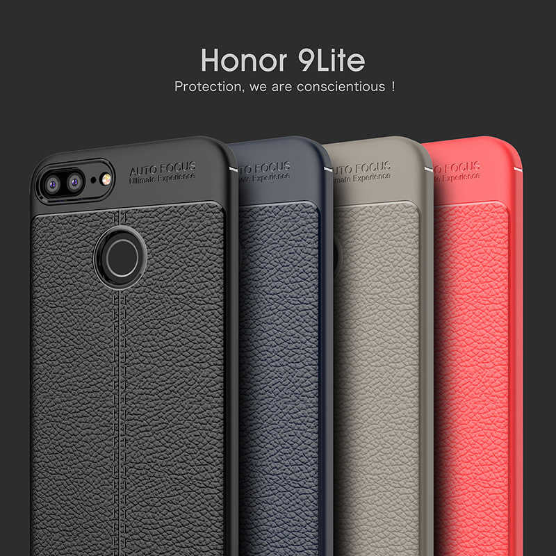 Huawei Honor 9 Lite Kılıf Zore Niss Silikon Kapak Gri