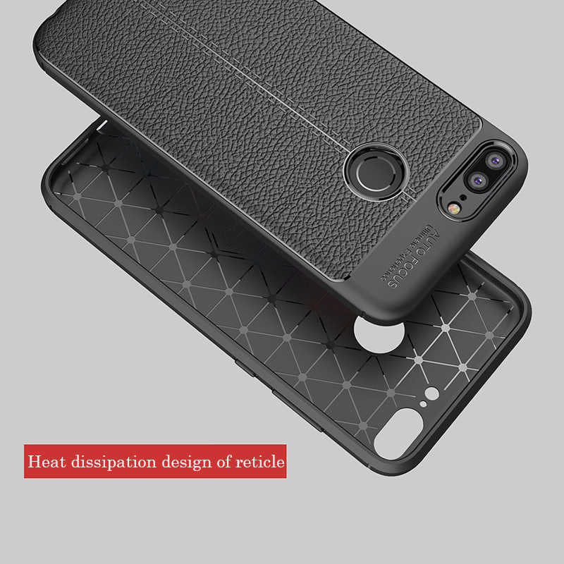 Huawei Honor 9 Lite Kılıf Zore Niss Silikon Kapak Gri