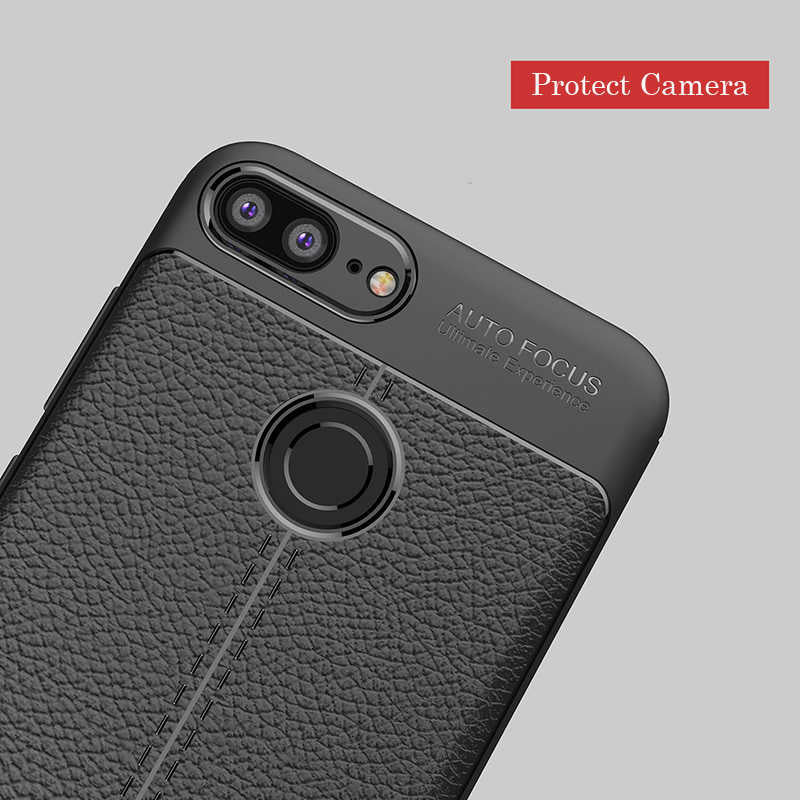 Huawei Honor 9 Lite Kılıf Zore Niss Silikon Kapak Gri