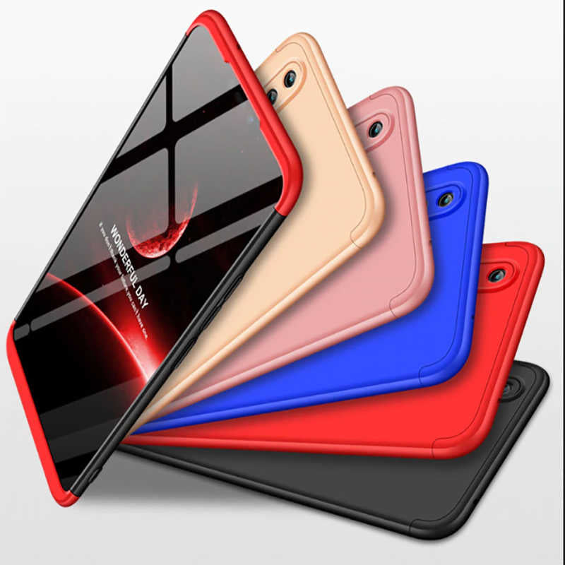 Huawei Honor Play Kılıf Zore Ays Kapak Siyah-Kırmızı