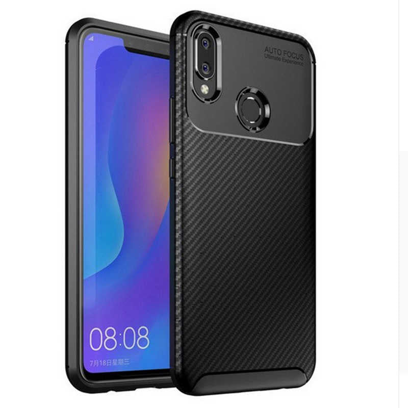 Huawei Honor Play Kılıf Zore Negro Silikon Kapak Lacivert