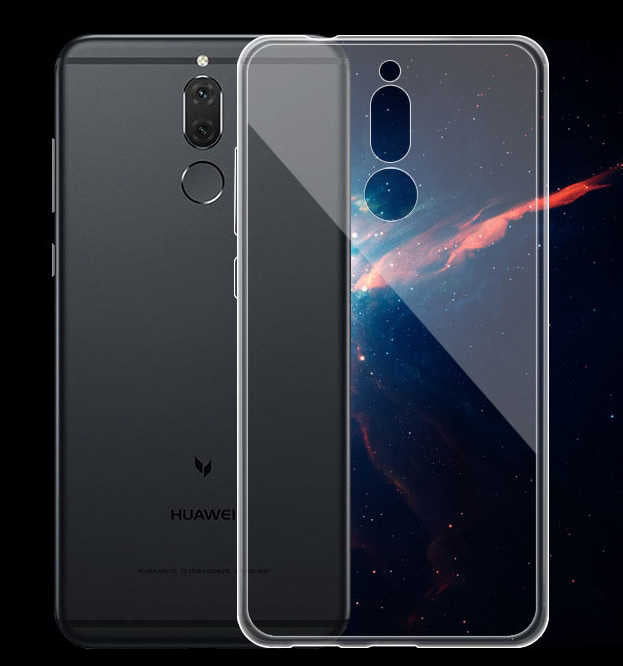 Huawei Mate 10 Lite Kılıf Zore Süper Silikon Kapak Renksiz
