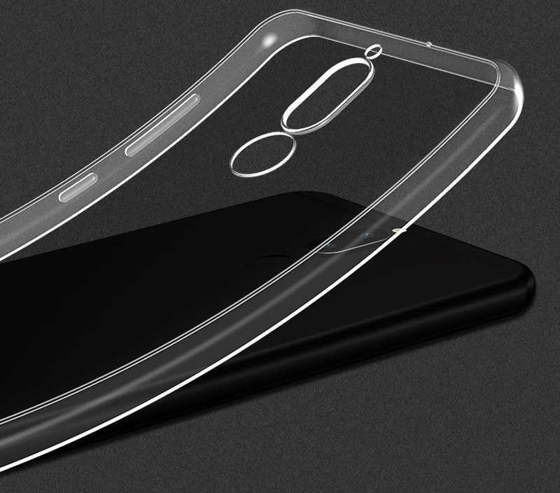 Huawei Mate 10 Lite Kılıf Zore Süper Silikon Kapak Renksiz
