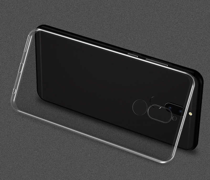 Huawei Mate 10 Lite Kılıf Zore Süper Silikon Kapak Renksiz