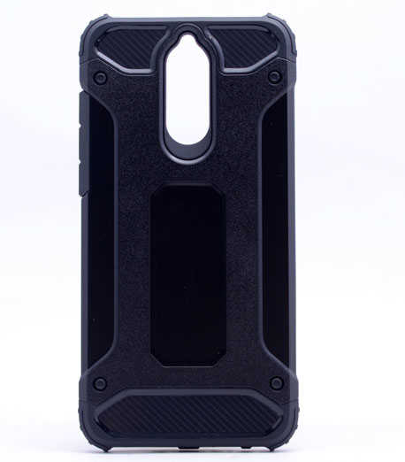 Huawei Mate 10 Lite Kılıf Zore Crash Silikon Kapak Siyah