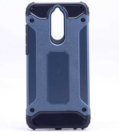 Huawei Mate 10 Lite Kılıf Zore Crash Silikon Kapak Lacivert
