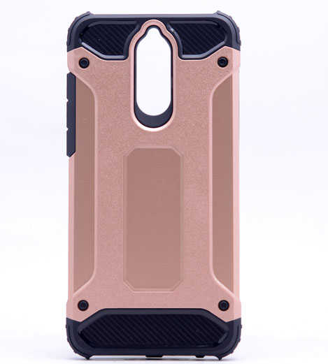 Huawei Mate 10 Lite Kılıf Zore Crash Silikon Kapak Rose Gold