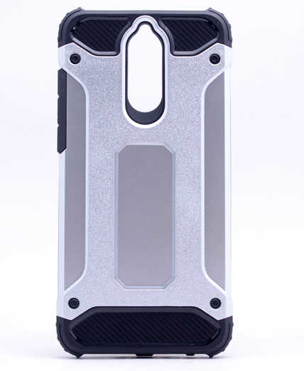 Huawei Mate 10 Lite Kılıf Zore Crash Silikon Kapak Gri