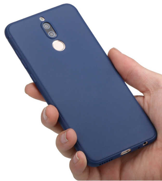 Huawei Mate 10 Lite Kılıf Zore İmax Silikon Kamera Korumalı Siyah