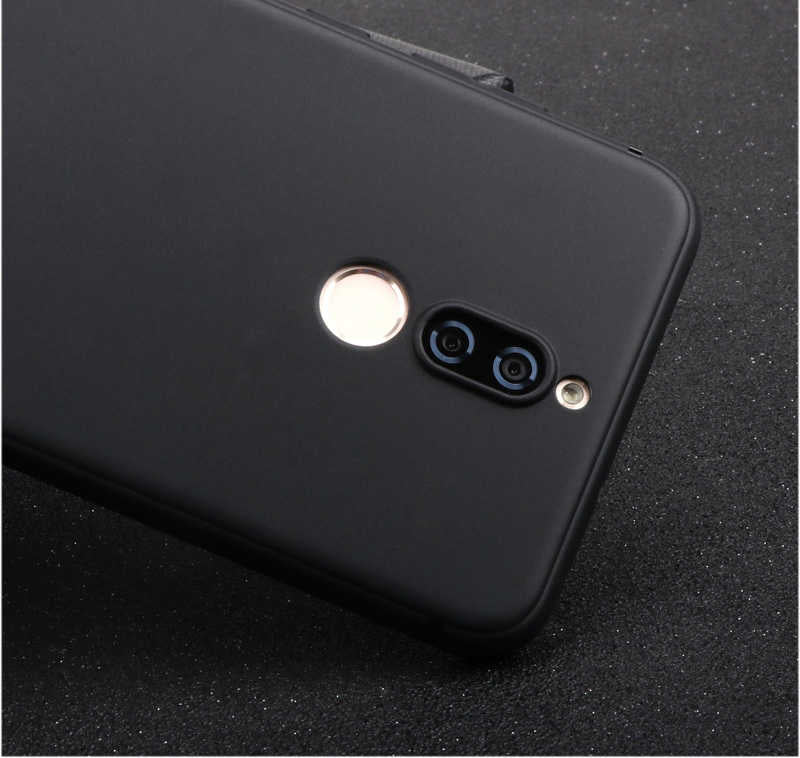 Huawei Mate 10 Lite Kılıf Zore İmax Silikon Kamera Korumalı Siyah