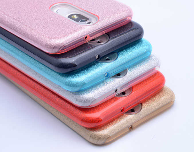 Huawei Mate 10 Lite Kılıf Zore Shining Silikon Gümüş