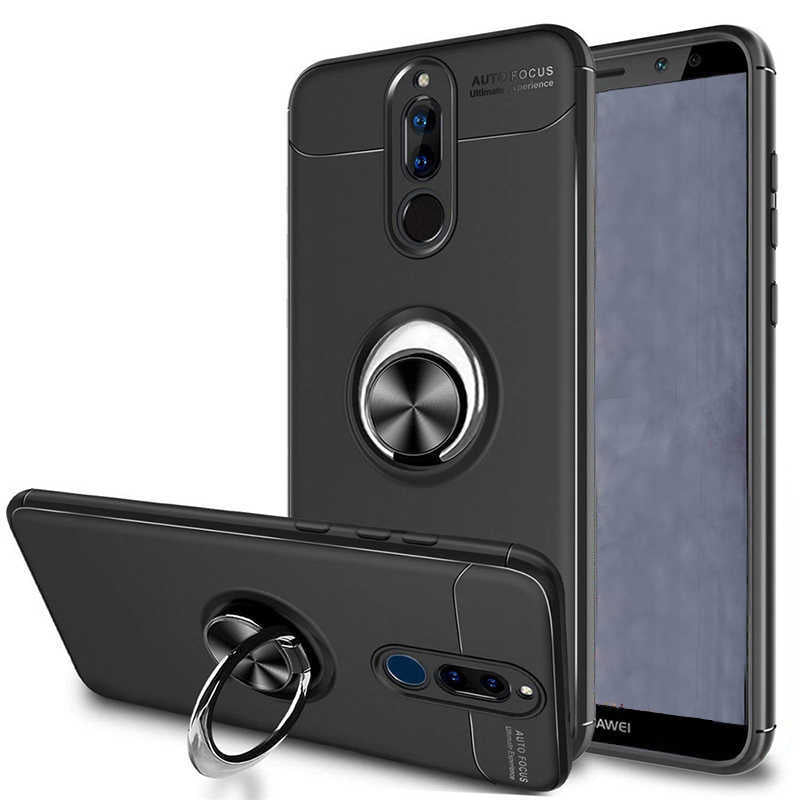 Huawei Mate 10 Lite Kılıf Zore Ravel Silikon Kapak Mavi