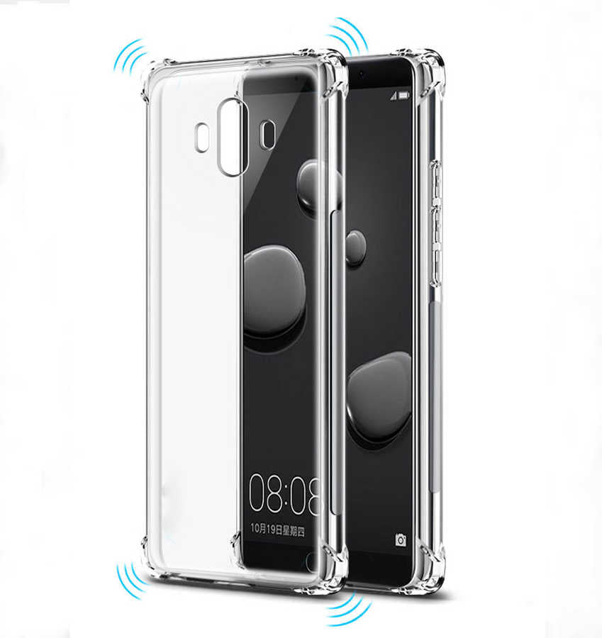 Huawei Mate 10 Pro Kılıf Zore Nitro Anti Shock Silikon Renksiz