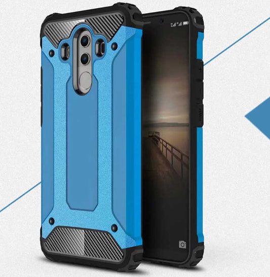 Huawei Mate 10 Pro Kılıf Zore Crash Silikon Kapak Mavi