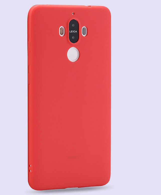 Huawei Mate 10 Pro Kılıf Zore İmax Silikon Kamera Korumalı Kırmızı