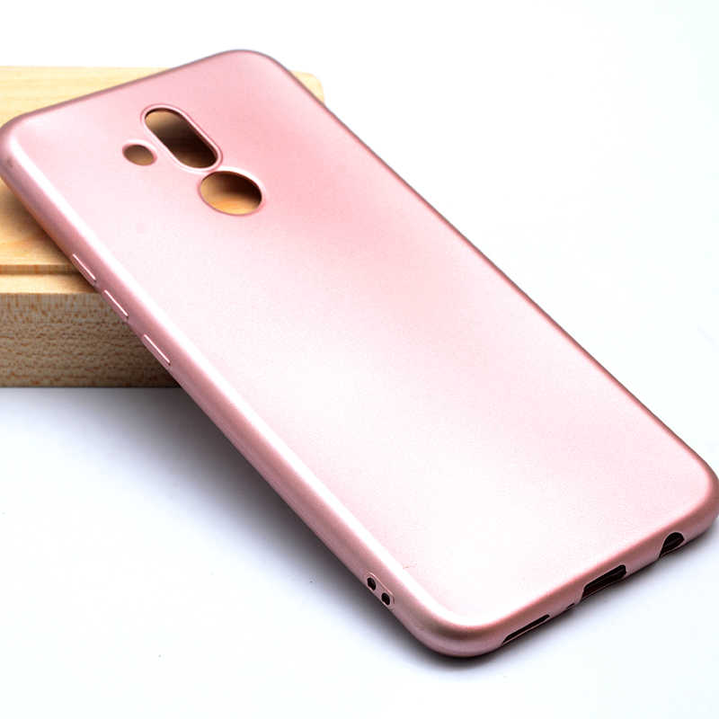 Huawei Mate 20 Lite Kılıf Zore Premier Silikon Kapak Rose Gold