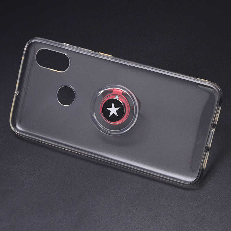 Xiaomi Mi 8 Kılıf Zore Les Silikon Gri