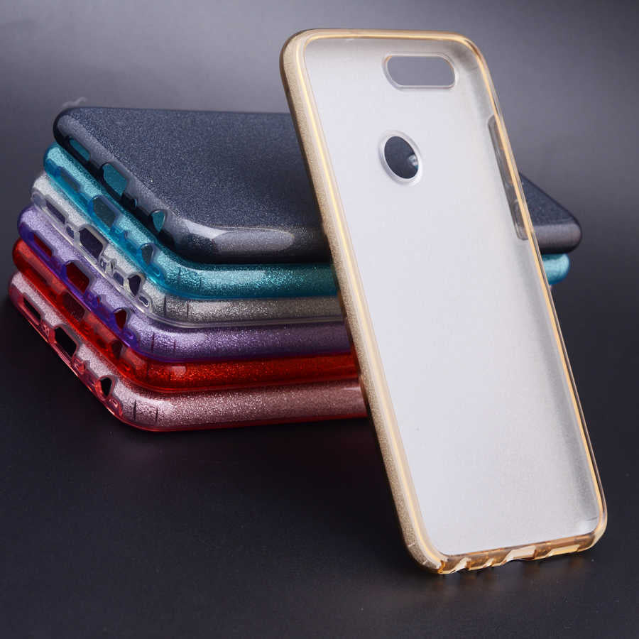 Huawei P Smart Kılıf Zore Shining Silikon Siyah